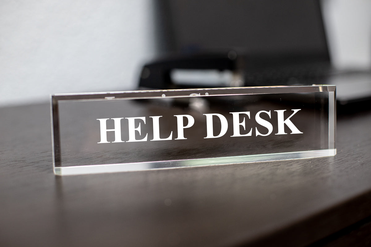 Help Desk - Office Desk Accessories Decor