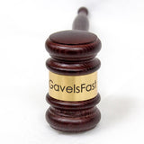 10-1/2" American Rosewood Gavel